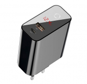 Изображение Черное сетевое зарядное устройство Baseus Adaptor 45W