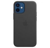 Изображение Чехол для iPhone 12 mini Leather Case Magsafe кожаный черный