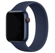 Изображение Монобраслет силиконовый для Apple Watch COTEetCI 44/42 Midnight Blue
