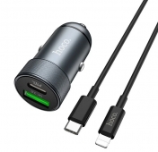 Изображение Автомобильное зарядное устройство Hoco Z32B 27W Gray