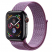 Цвет изображения Темно-лиловый нейлоновый ремешок на липучке для Apple Watch 42/44/45 mm