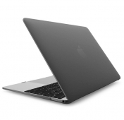 Изображение Черная пластиковая накладка для Macbook 12 Transparent Hard Shell Case