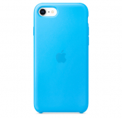Изображение Чехол для iPhone SE 2020 Silicone Case голубой