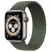 Цвет изображения Плетёный монобраслет для Apple Watch 42/44/45 зеленый (170 мм)