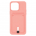 Цвет изображения Чехол для iPhone 14 Pro Max с отделением для карт Button Card Case цвета сакуры