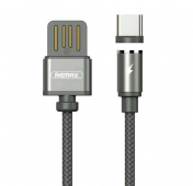 Изображение Черный магнитный USB-кабель Type-C Remax RC-095a Gravity Series 0,95 m
