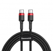 Изображение Кабель для Macbook Baseus Cafule PD 2.0 Type-C / Type-C Black 1m