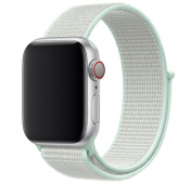 Изображение Нежно-мятный нейлоновый ремешок на липучке для Apple Watch 42/44 mm