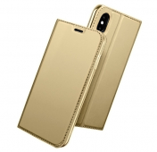 Изображение Чехол-книжка для iPhone X/XS DZgogo Gold
