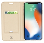 Изображение Чехол-книжка для iPhone X/XS DZgogo Gold