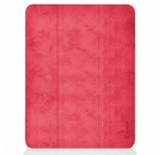 Изображение Красный чехол-книжка для iPad 9.7 2017/2018 Comma Leather Case With Pencil Slot