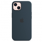 Изображение Чехол накладка iPhone 13 Silicone Case with Magsafe Abyss Blue