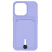 Цвет изображения Чехол для iPhone 14 Pro с отделением для карт Button Card Case аметистовый