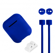 Изображение Набор для Apple AirPods 4 в 1 (синий)