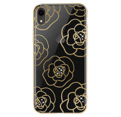 Изображение Чехол-накладка для iPhone XR Devia Crystal Camellia Case Gold