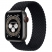 Цвет изображения Плетёный монобраслет для Apple Watch 42/44/45/49 mm черный (170 мм)