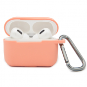 Изображение Чехол для Airpods Pro Silicone Case SL Papaya с карабином