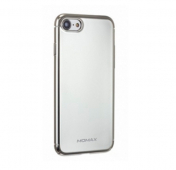 Изображение Ультратонкая накладка для iPhone SE/8/7 Momax Metallic Case Matt Silver