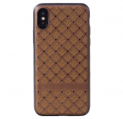 Изображение Кожаный чехол-накладка для iPhone X/XS Robobear Cells R-5 Brown