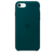 Изображение Чехол для iPhone SE 2020 Silicone case лазурно-серый