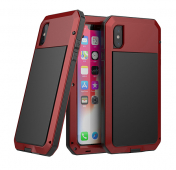 Изображение Красный противоударный чехол для iPhone XS Max Buffell (аналог Lunatik Taktik)