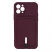 Цвет изображения Чехол для iPhone 11 Pro с отделением для карт Button Card Case сливовый