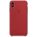 Цвет изображения Бордовый силиконовый чехол для iPhone XS Max Silicone Case