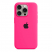 Цвет изображения Чехол для iPhone 15 Pro Silicone Case неоново-розовый