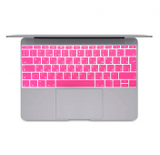 Изображение Розовая силиконовая накладка на клавиатуру для Macbook 12/Pro 13/15 2016 – 2019 (Rus/Eu)
