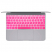 Цвет изображения Розовая силиконовая накладка на клавиатуру для Macbook 12/Pro 13/15 2016 – 2019 (Rus/Eu)