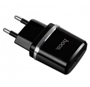 Изображение Черный сетевой блок питания Hoco C12 2xUSB3.0 2.4A