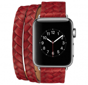 Изображение Красный ремешок для Apple Watch 38/40 mm Genuine Leather Band