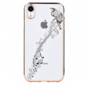 Изображение Чехол-накладка для iPhone XR Devia Crystal Papillon Case Gold