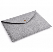 Изображение Серый фетровый чехол для Macbook Air/Pro 13 Closure Button Case