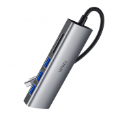 Изображение Серый переходник WiWU Alpha A532ST 5-in-1 Type-C Hub