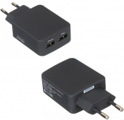 Изображение Черное сетевое зарядное устройство Deppa Ultra Duo 3.4A