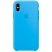 Цвет изображения Голубой силиконовый чехол для iPhone X/XS Silicone Case