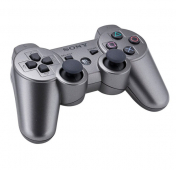 Изображение Серебристый беспроводной джойстик Dualshock 3 для Sony Playstation 3 analog
