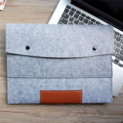 Изображение Серый фетровый чехол для Macbook Air/Pro 13 Wool Felt Case