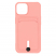 Цвет изображения Чехол для iPhone 14 с отделением для карт Button Card Case цвета сакуры