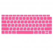 Изображение Розовая силиконовая накладка на клавиатуру для Macbook Air 13 2018 – 2019 (US)