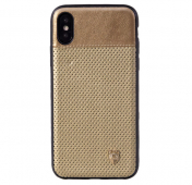Изображение Кожаный чехол-накладка для iPhone X/XS Robobear Leather R-4 Gold