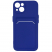 Цвет изображения Чехол для iPhone 13 с отделением для карт Card Case синий