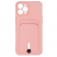 Цвет изображения Чехол для iPhone 12 Pro Max с отделением для карт Button Card Case цвета сакуры