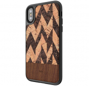Изображение Чехол-накладка для iPhone X/XS Kajsa Corkwood Nature Series Dark Brown