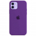 Цвет изображения Чехол для iPhone 12 / 12 Pro Silicone Case темно-пурпурный