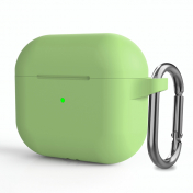 Изображение Чехол для Airpods 3 Silicone Case с карабином Matcha Green