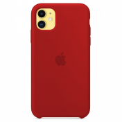 Изображение Чехол накладка iPhone 11 Silicone Case with Magsafe Chili Red