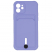 Цвет изображения Чехол для iPhone 12 с отделением для карт Button Card Case аметистовый