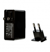 Изображение Черное сетевое зарядное устройство Rock Rocket 4 USB